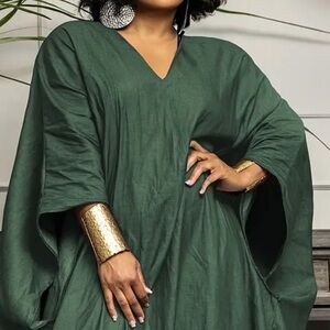 Elegant Green Maxi Dress